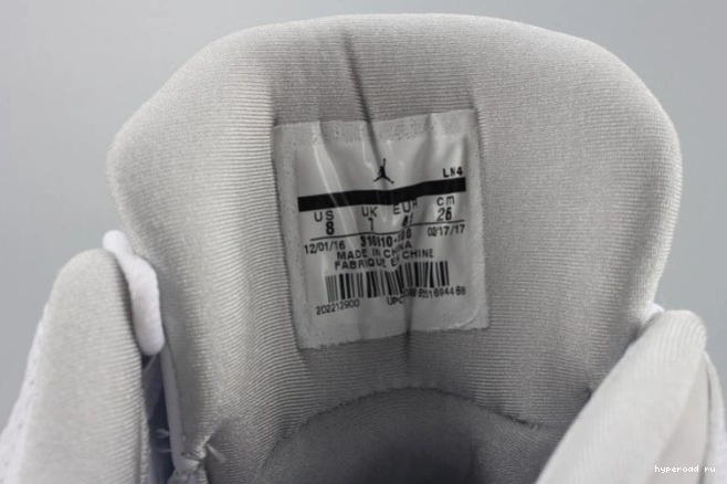 white mens Air 310810-100 LowPure 13 Jordan Money 1001